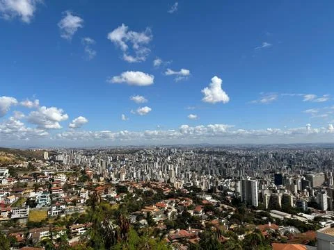 Panoramic view of the city Stock Photos
