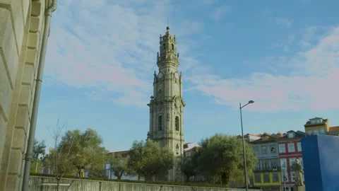 Panoramic view of city roofs from the tower area. Stock Footage 327687501