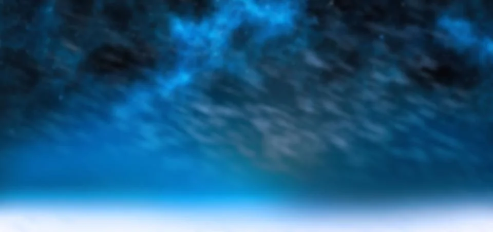 Panoramic view of cloudy sky at dusk Stock Illustration