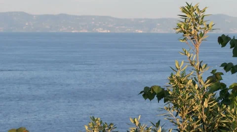 Panoramic view of the coast in Naples Stock Footage 68459201