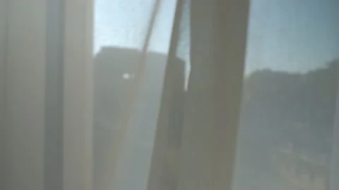 Panoramic view of the Colosseum from the window of the apartment Stock Footage 162585547