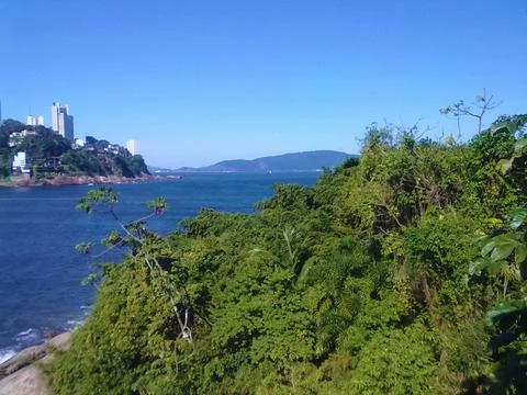 Panoramic View of the Costa Verde Stock Photos