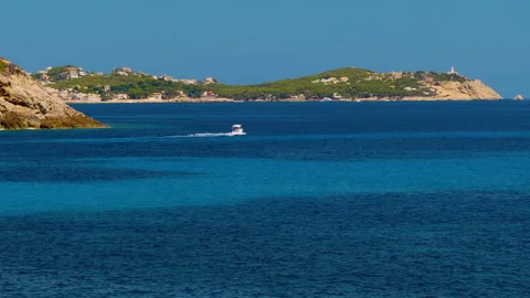 Panoramic view of COVE PROVENÇAL. Time lapse Stock Footage 228609749