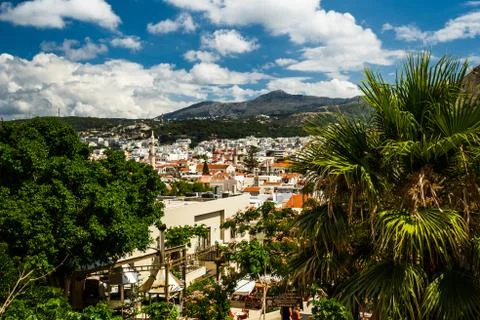 Panoramic view of Crete Stock Photos