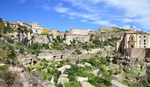 Panoramic view of Cuenca Stock Photos