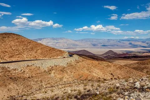 Panoramic view of Death Valley Stock-Fotos