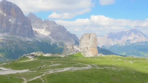 Panoramic view of the Dolomites Stock Footage 171622580