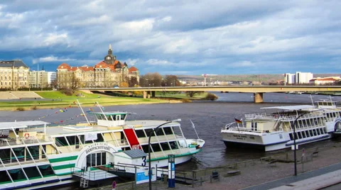 Panoramic view of Dresden Stock Footage 49349032
