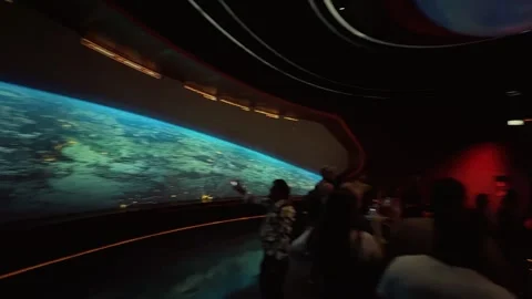 Panoramic view of Earth from space 2 (Editorial) Stock Footage 328848944