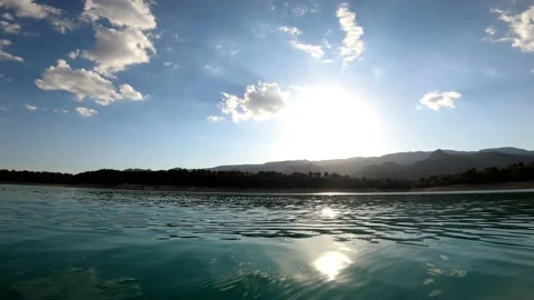 Panoramic view of Embalse de la Bolera in Spain. Vídeos de archivo 135217725