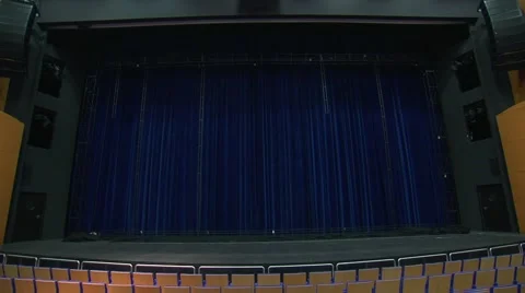 Panoramic view of an empty concert hall. Stock Footage 49482900