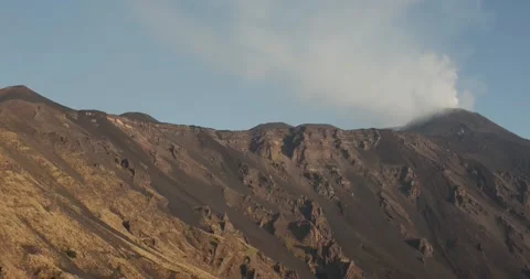 Panoramic view of the Etna volcano Stock Footage 149937708