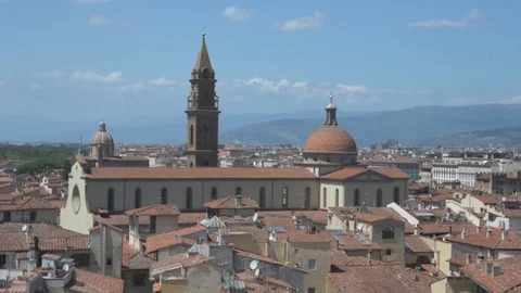 Panoramic view of Florence Video stock 101380609