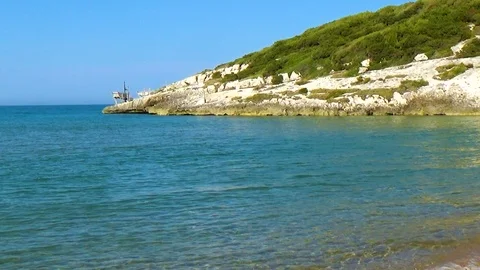 Panoramic view of the Gargano Coast. Stock Footage 91922284