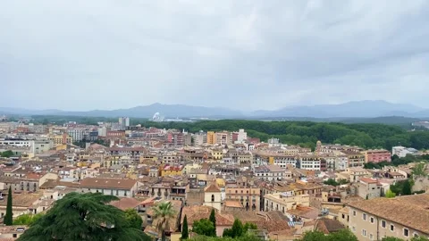 Panoramic view of Girona Stock-Footage 280080708