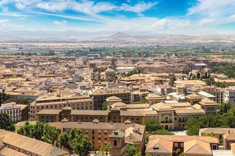 Panoramic view of Granada Foto stock