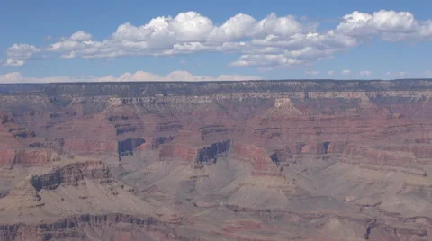 Panoramic view Grand Canyon red arid desert iconic landmark tourism attraction  Stock Footage 47199420
