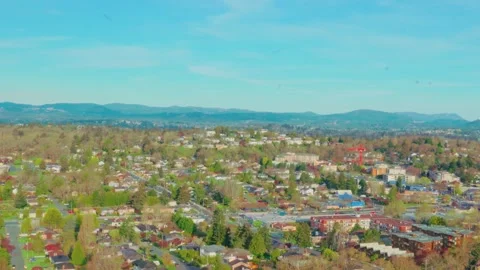 Panoramic view of Greater Victoria from Mount Tolmie Park Video stock 332515744