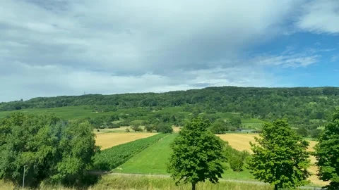 Panoramic view of a greenlandscape 動画素材 253311109