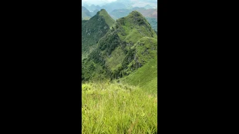 Panoramic View of Guangxi Mountains 4K Stock Footage 319422572