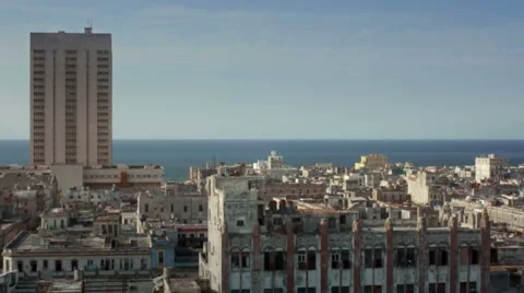 Panoramic view of Havana, Cuba Stock Footage 5295313