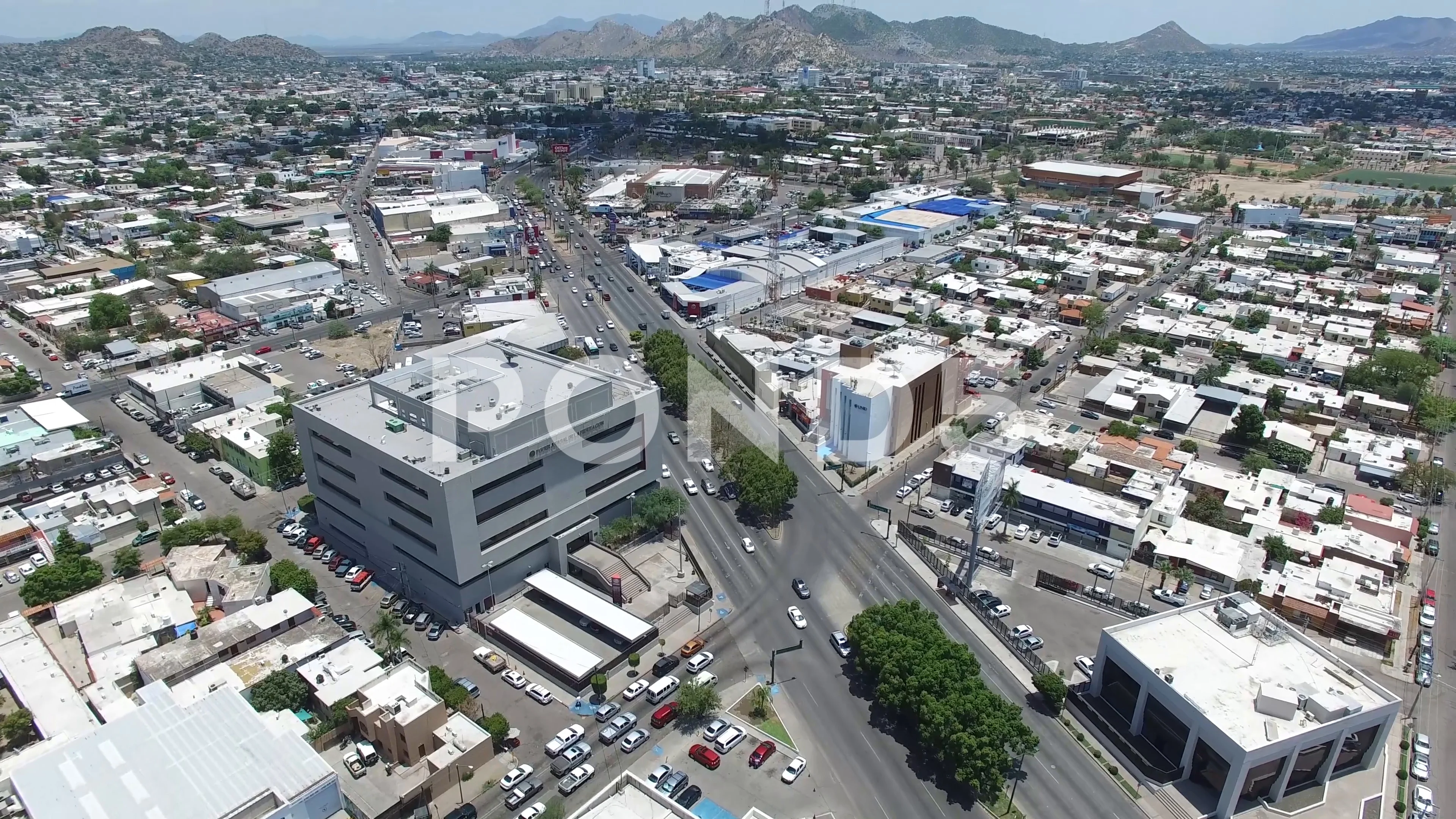 Panoramic view of Hermosillo, Sonora | Stock Video | Pond5