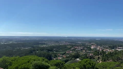 Panoramic view from high mountain Video stock 138086715