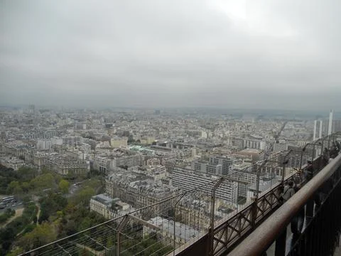 Panoramic view from a high point in a city Stock Photos