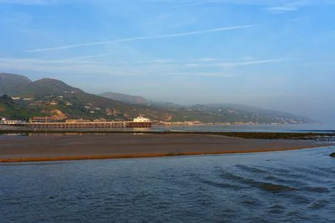 Panoramic View of the Iconic Malibu Pier and Scenic Coastal Landscape Stock Photos