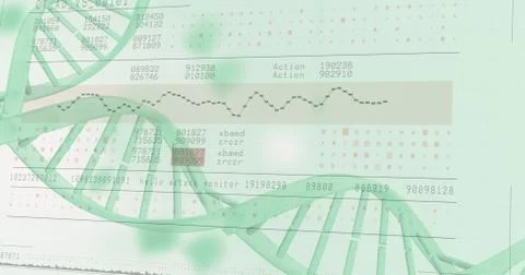 Panoramic view of information data イラスト素材