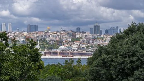 Panoramic view of Istanbul Stock Photos