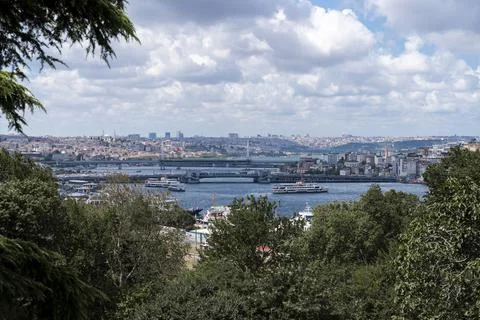 Panoramic view of Istanbul Stock Photos