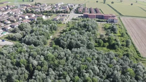 Panoramic view in italian countryside Stock Footage 145940187