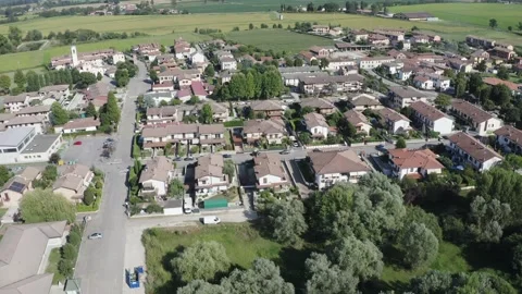 Panoramic view in italian countryside Stock Footage 145941255