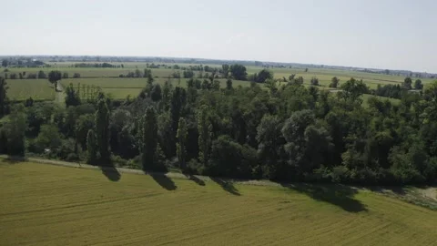 Panoramic view in italian countryside Stock Footage 145941787