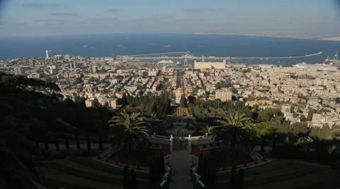 Panoramic View of Jaffa Stock Footage 37827400