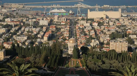 Panoramic View of Jaffa Stock Footage 37827515