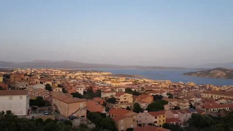 Panoramic view La Maddalena Stock Footage 161736494