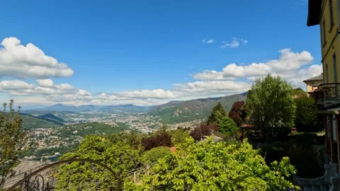 Panoramic view of lake Como 02 Stock Footage 192436450