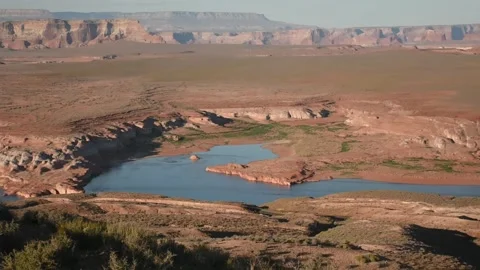 Panoramic View Of Lake Powell Page Arizona Stock Footage 242357384