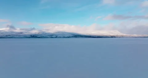 Panoramic view of Lapland, Sweden Stock Footage 220042754
