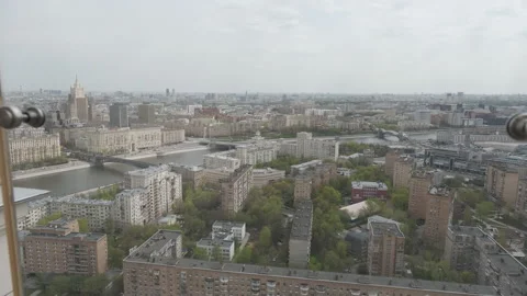 Panoramic view of a large metropolis 库存影片 219229834