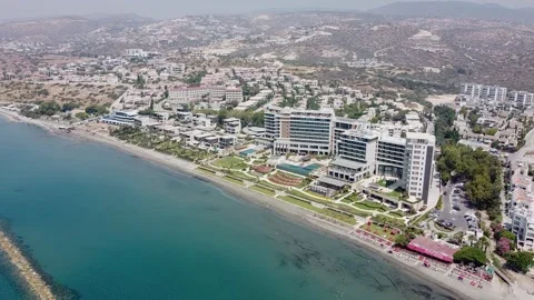 Panoramic view of Limassol Stock Footage