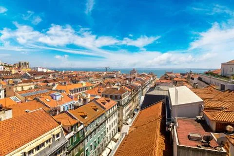 Panoramic view of Lisbon Foto stock