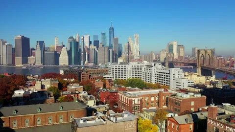 Panoramic View of Manhattan Vídeos de archivo 146108345