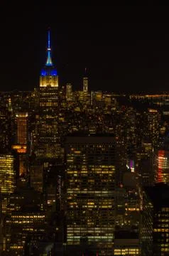Panoramic view of Manhattan Stock-Fotos
