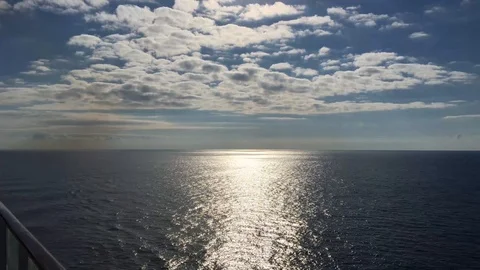 Panoramic view of the mediterranean sea Stock Footage 86483234