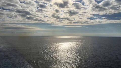 Panoramic view of the mediterranean sea Stock Footage 86483244