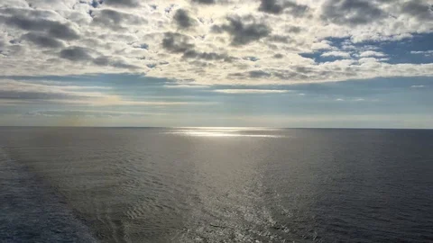 Panoramic view of the mediterranean sea Stock Footage 86483288