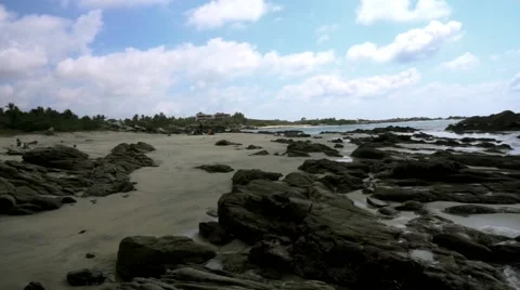 Panoramic view of mexican coast Stock Footage 46413236